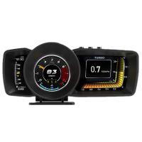 ❡✿ 2.0 Car HUD Multi Function Dashboard Head Up Display OBD2 GPS Smart Speedometer Auto Gauge Alarm System Turbo Boost