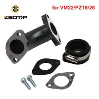 ☃□ↂ ZSDTRP Intake Manifold Dirt Pit Bike Carburetor Rubber Mainfold Adapter Inlet Intake Pipe Kits For VM22 PZ19 PZ26 YX125