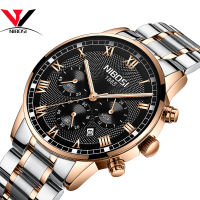 NIBOSI Mens Sport Watches Men Waterproof Luxury Brand Watch 2019 Fashion Full Steel Analog Quartz Wristwatch Relogio Masculino