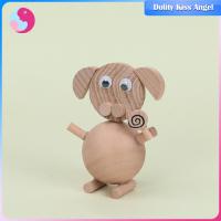 Dolity ของเล่นพัฒนาการเรียนรู้แบบทำมือของเล่นรูปสัตว์ไม้แบบทำมือสำหรับหมูเด็กเล็กเด็กผู้หญิงอนุบาล