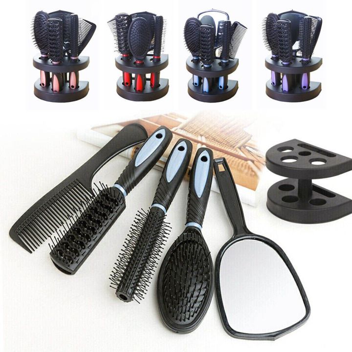 5 Piece Hair Styling Brush and Comb Set | NuMe