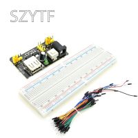 【YD】 3.3V5V MB102 Breadboard power module MB-102 830 points Solderless Prototype Bread board kit  65 jumper wires