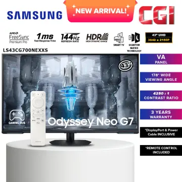 43 Samsung Odyssey Neo G7 4K UHD 144HZ 1ms