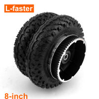 L-Faster 8นิ้วล้อคู่200X50ยางทางวิบากพองด้วย5เมตรรอก72ฟันสำหรับสายพานขับสเก็ตบอร์ดภูมิประเทศทั้งหมด