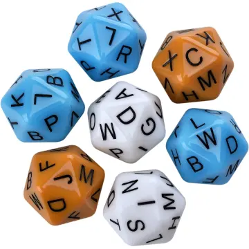 16mm White Acrylic Cubes Blank Dice For Board Games,math Counting  Teaching,alphabet Numbers Custom