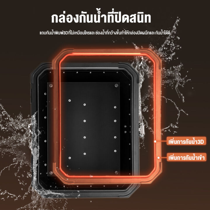 jiesuqi-ปิ๊ปกล่องท้าย-กระบะท้ายอะลูมิเนียมมอเตอร์ไซค์-45l-สามารถถอดกล่องเก็บได้-กล่องท้ายรถมอเตอร์ไซค์-เกรดพรีเมี่ยม-45l-กล่องท้ายอลูมิเนียม-ปี๊บอลูมิเนียม-กล่องท้าย-45-ลิตร