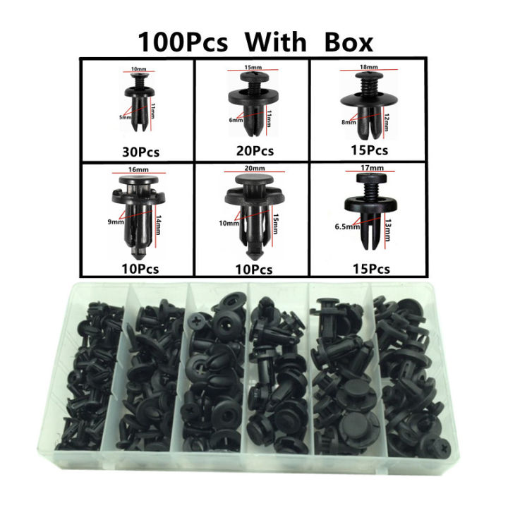100pcbox-for-lexus-rx450hl-sc-sc400-300-430-ux-ux200-ux250h-for-isuzu-bighorn-giga-car-bumper-fender-fasteners-clips-repair-kit