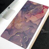 Cute Ink Marble 90x40cm Gaming Mouse Pad Large Gamer Big Mouse Mat Computer Gaming Locking Edge MousePad Keyboard Desk Mice Pad