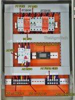 ตู้ AC-DC combiner ใช้กับงานติดตั้งระบบโซล่าเซลล์ แบบ 2 สตริง ขนาด 5-8กิโลวัตต์ 1เฟส พร้อม Power Energy Meter (ตู้หน้าใส)