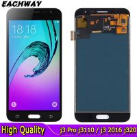 สำหรับดิจิไทเซอร์จอแสดงผล Lcd J320สำหรับ Galaxy J3 Pro J3110แอลซีดี J320 J320f J3 2016หน้าจอสัมผัสแอลซีดีประกอบกระจกกันรอยดิจิตอล