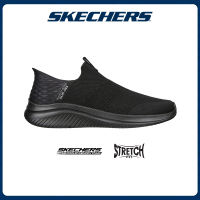 Skechers สเก็ตเชอร์ส รองเท้าผู้ชาย Men Slip-Ins Sport Ultra Flex 3.0 Smooth Step walking Shoes - 232450-BBK Air-Cooled Memory Foam Stretch Fit