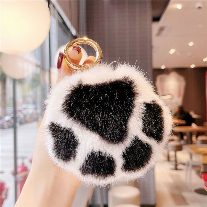 Plush Toy Keychain, Cute Faux Fur Keychain, Car Handbag Keyring