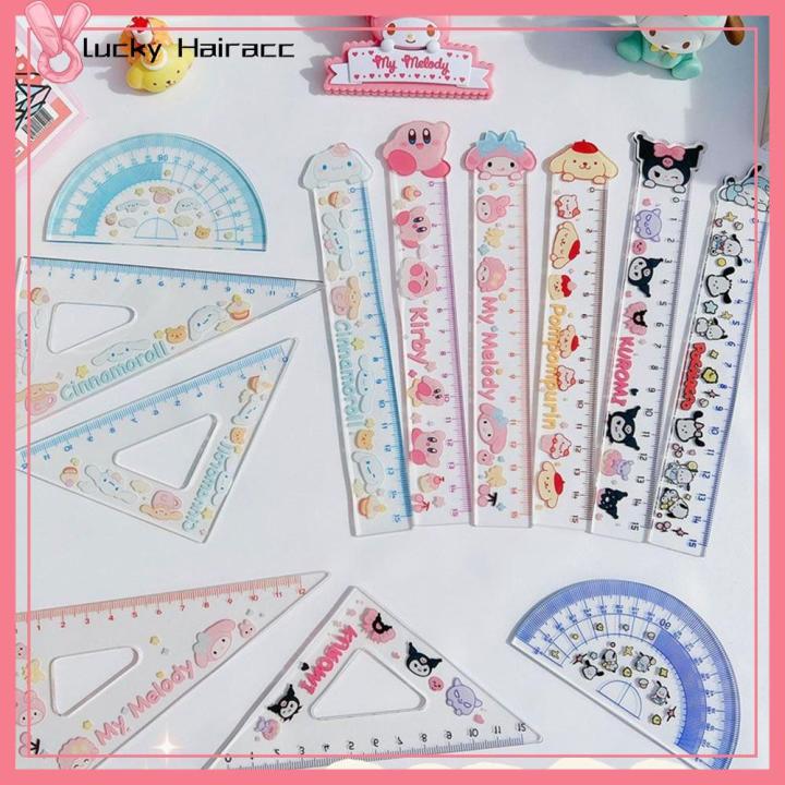 LUCKY HAIRACC 4PCS/Set Students Gift Pochacco My Melody Kuromi Drawing ...