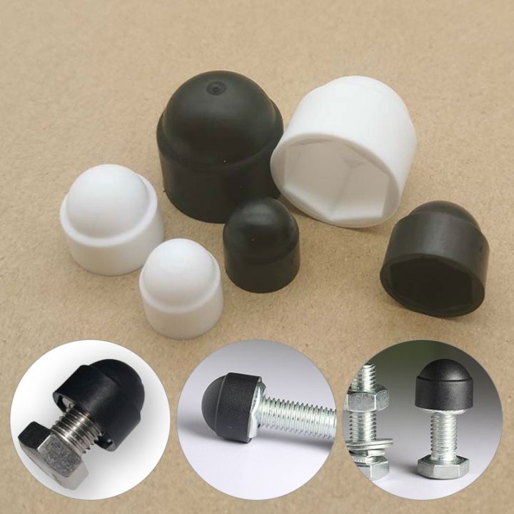 10pcs-m6-m8-m10-bolt-nut-dome-protection-caps-covers-exposed-hexagon-plastic-screw-decorative-waterproof-dustproof-protective