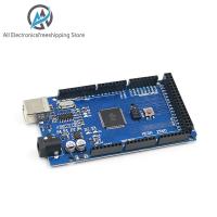 【original】 Mega 2560 R3 Mega2560 REV3 (ATmega2560-16AU CH340G) บอร์ดบนสาย USB รองรับสำหรับ Arduino [ไม่มีสาย USB]