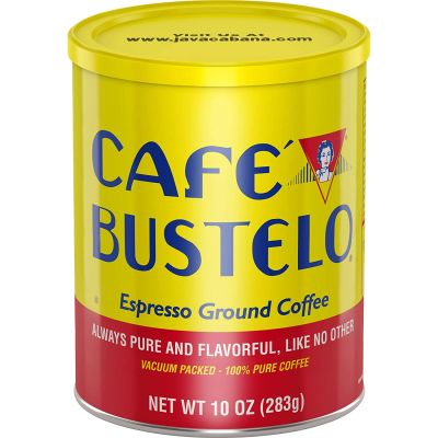 ☕Café Bustelo Espresso Dark Roast Ground Coffee☕ กาแฟคั่วบด เอสเพรสโซ่คั่วเข้ม หอมกรุ่น รสเข้มข้น กาแฟนำเข้าจากอเมริกา🇺🇸 แบบกระป๋องขนาด 283 กรัม