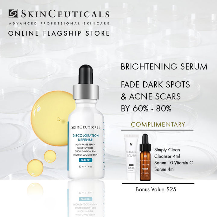 Skinceuticals Discoloration Defense Brightening Serum For Pigmented 