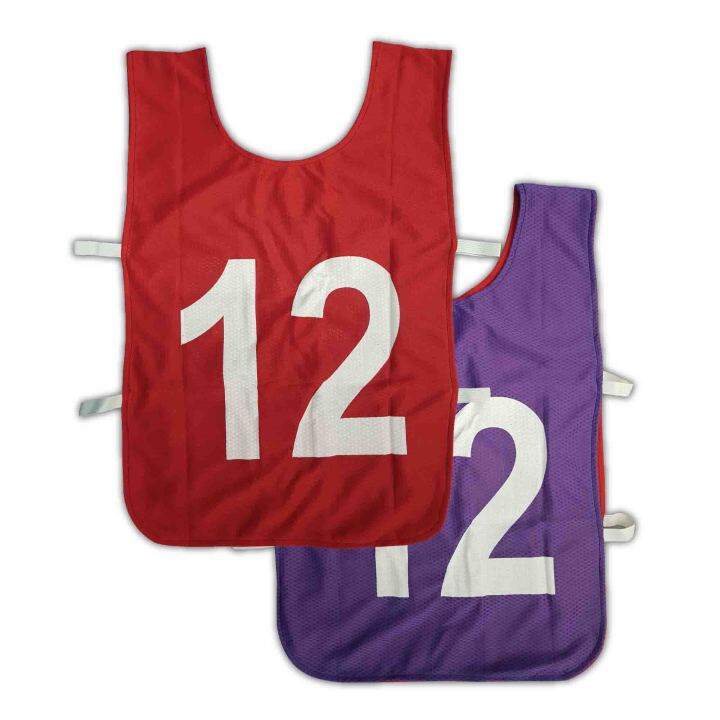 Football Bibs Double Sided (REVERSIBLE) Set of 12 Pcs Lazada