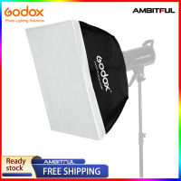 GODOX softbox 60*60 เซนติเมตร 24 "x 24" สี่เหลี่ยมสตูดิโอ S Trobe S oftbox กับ Bowens ภูเขาสำหรับแฟลชสตูดิโอ