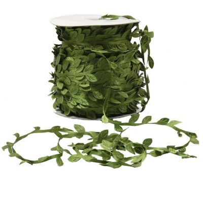 【CC】 10 Silk Leaf-Shaped Handmake Artificial green Leaves Trim Wedding Decoration  7LS90