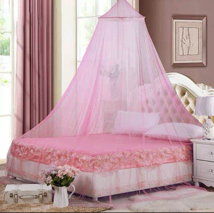 Elegant Canopy Double Bed Mosquito Net Dome Mosquito Tent Round Canopy ...