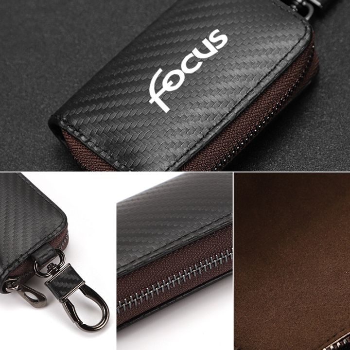 for-focus-bmax-smax-cmax-car-accessories-carbon-fiber-car-key-case-men-ladies-key-storage-bag