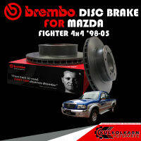 จานเบรกหน้า  BREMBO MAZDA  FIGHTER 4x4  ปี 98-05 (09 A860 10)