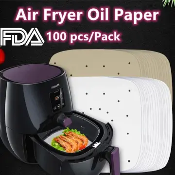 Silicone Air Fryer Liners, Foldable Air Fryer Liners with 100PCS