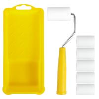 【YF】♂  8Pcs Paint Set 2inch Foam with Handle and Trays High-Density Painting Decorating for Repair