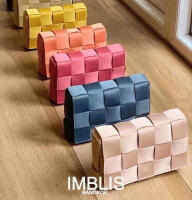 IMBLIS - IMBLIS SMALL SQUARE WEAVE NYLON BAG