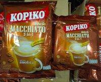 Kopiko macchiato 3in1 กาแฟปรุงสำเร็จรูปชนิดผง โกปิโก้ มัคคิอาโต 3 อิน 1 กาแฟสำเร็จรูป ขนาดซอง 24 กรัม