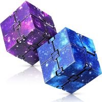 Infinity Cube Flip Adhd Toys Anxiety Toy Fingertips for Game Puzzle Antistress Magic Finger Fidget Autism Hand Gifts Children Brain Teasers