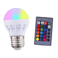 【☄New Arrival☄】 lan84 หลอดไฟ Led ไฟสปอตไลท์ Led เปลี่ยนสีได้20สี3W 85-265V Rgb โคมไฟ Led ไฟสปอตไลท์ของตกแต่งบ้านหลอดไฟ Led รีโมทคอนโทรล Led