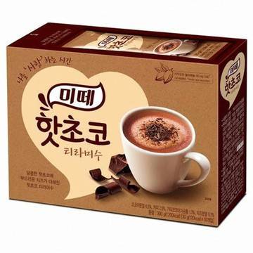 ช็อคโกแลตร้อนสำเร็จรูป(ทีรามิสุ) Mitte Hot Tiramisu 30g*10T미떼 티라미수