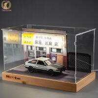 1:28/1:20 Alloy Car Model Ornaments Simulation Ae86 Initial D Model Toy For Children Birthday Gifts Fans Collection