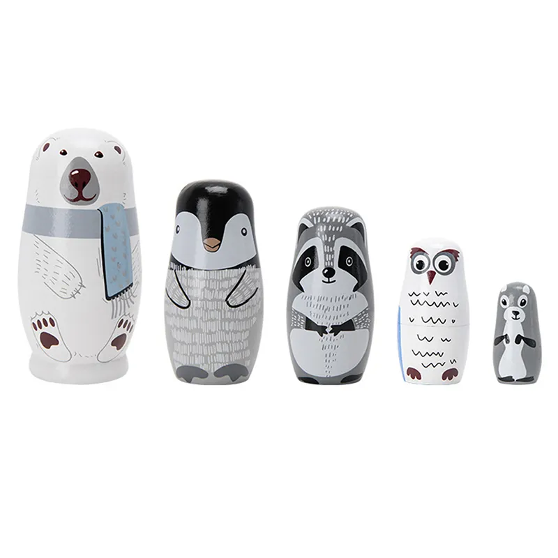 Tlapu Blowing 5 Pcs Cartoon Animal Matryoshka Russian Nesting Dolls Matrioska Babushka Wooden | Lazada Tlapu Blowing 5 Pcs Cartoon Animal Matryoshka Russian Nesting Dolls Matrioska Babushka Wooden | Lazada