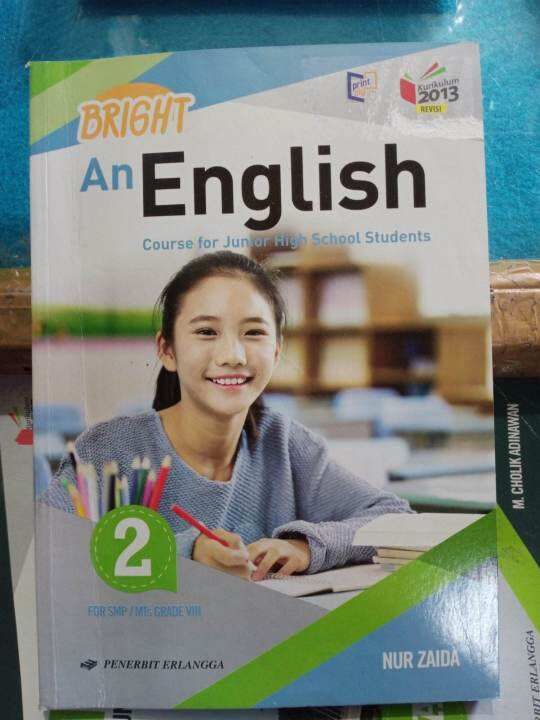 BUKU BRIGHT AN ENGLISH KELAS 8 ERLANGGA BEKAS | Lazada Indonesia