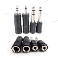 Nickel plated 6.35mm 6.5mm 1/4" Mono stereo Male female To 3.5mm 1/8" male Female Audio Speaker Connector 2/3 Pole Terminal Plug WB5TH