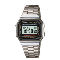 Casio Collection Unisex Adults Watch A168WA SILVER
