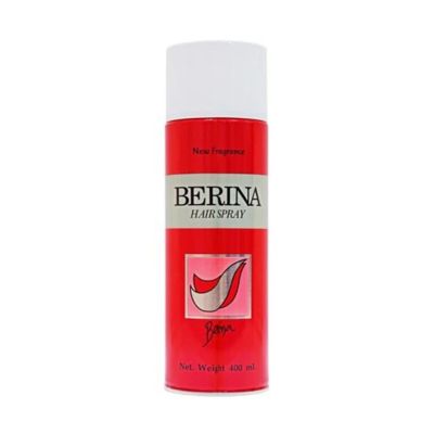 Berina Hair Spray New Fragrance สเปรย์ฝุ่น เบอริน่า 400 ml.จัดแต่งทรงผมให้อยู่ทรงได้นานตลอดวัน