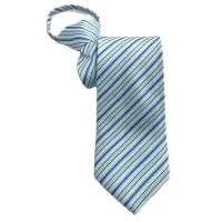 Ready-Made Necktie In Medium Blue Quality nd Good Fabric Dense And Very Fine. It Is A Drawstring Better Than Zipper.