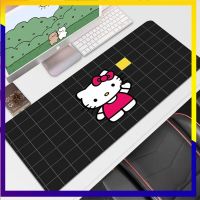 Desktop Keyboard Mouse Hellos Cat Kitty อุปกรณ์คอมพิวเตอร์ PC Gamer แผ่นรองเมาส์เกมมิ่งแบบเต็มรูปแบบ 900x400 แผ่นรองเมาส์แป้นพิมพ์เดสก์ท็อป