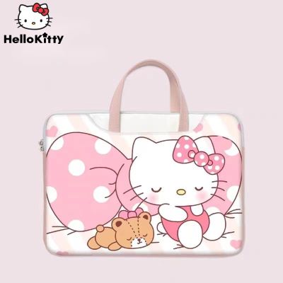 Sanrio Hello Kitty เคสกระเป๋าแล็ปท็อปโน้ตบุ๊ก Kuromi 11 12 13 13.3 14 15 14.6 15.6นิ้วสำหรับ Macbook M1 Air Pro Xiami Lenovo Zongsheng