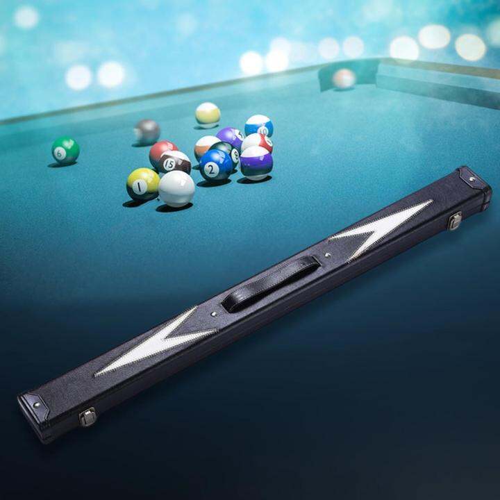 CCFine Heavy Duty Billiards Pool Cue Hard Case Holds Butt Shaft for 1/2