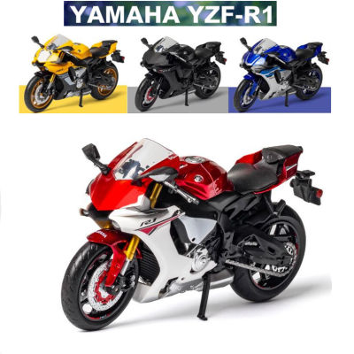 1:12ยามาฮ่า YZF-R1รถจักรยานยนต์ล้อแม็กรุ่น D Iecast ยานพาหนะรถจักรยานยนต์รุ่นคอลเลกชันของเล่นรถจักรยานยนต์