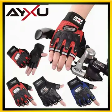 Motorcycle Gloves Leather Racing Moto Luvas Full Finger Motocross Biker  Touchscreen Knight Cross Dirt Protective Gears