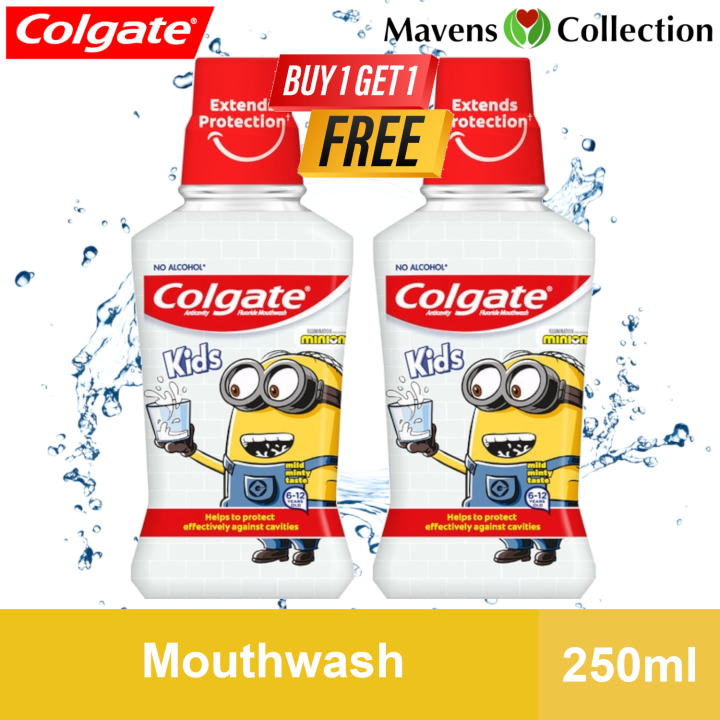 Colgate Kids Minions Mouthwash ( 612 y/o ) 250mL by Mavens Collection