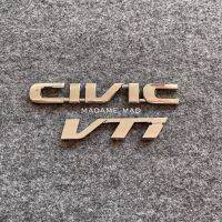 โลโก้ CIVIC VTI ไดเมนชั่น สีโครเมียม (จำนวน 2 ชิ้น)