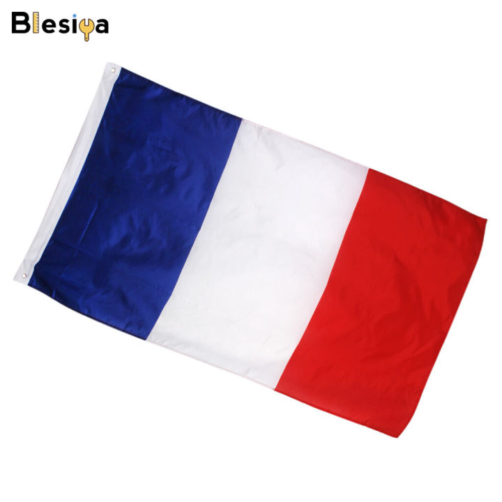 Biểu ngữ cờ Pháp Blesiya kích thước 5x3ft đang chờ đón bạn. Với chất liệu chất lượng cao và hình ảnh in sắc nét, sản phẩm này sẽ làm hài lòng mọi thành viên trong gia đình hoặc đáp ứng các nhu cầu trang trí của bạn!