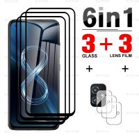 For Asus Zenfone 8 Black edge tempered glass for zenfone zen fone 8 zen fone8 filp full cover front protective glass lens film